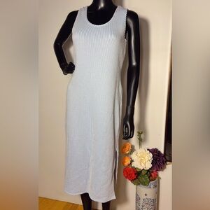 Striped Sleeveless Maxi Dress